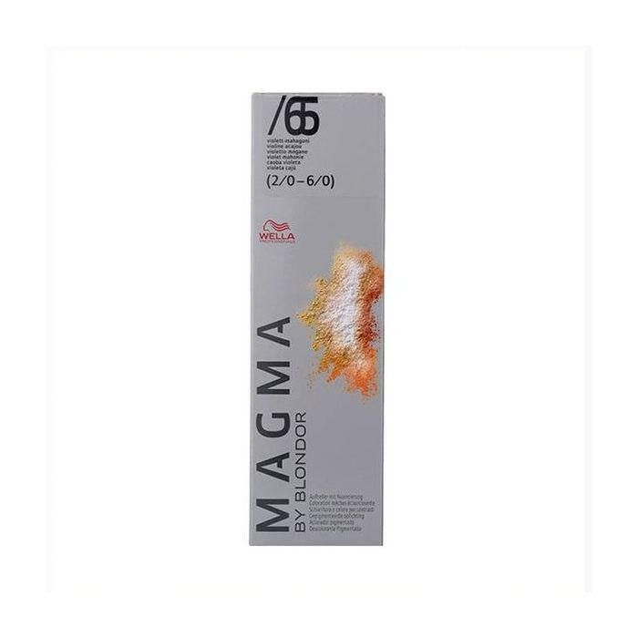Wella Magma Color /65 120G (2/0 - 6/0) - Aclara y matiza en un solo paso para cabellos naturales y coloreados Wella Magma Color /65 120G (2/0 - 6/0) - Aclara y matiza en un solo paso para cabellos naturales y coloreados