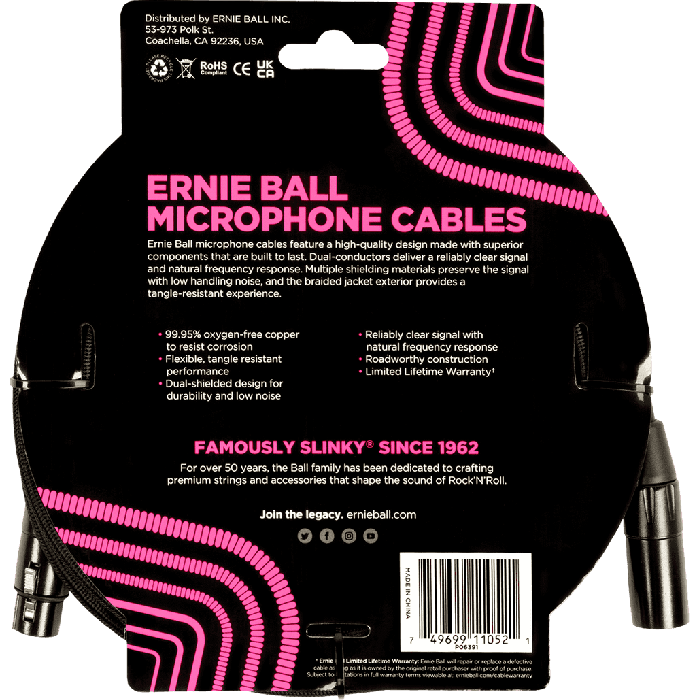 Cable Eb Micrófono Classic Xlr-Xlr Negro - 4,5 M 1 Cable Eb Micrófono Classic Xlr-Xlr Negro - 4,5 M 1