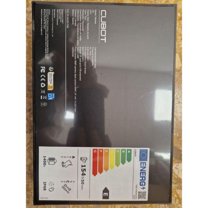 Cubot Tablet King Kong Mini, 6+128GB, Pantalla 8.68" HD+ 90Hz, Batería 10200 mAh, IP68/IP69K/MIL-STD-810H, Android 15 2
