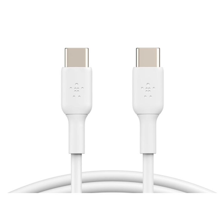 Cable USB-C Belkin CAB003BT1MWH Blanco 1 m 1