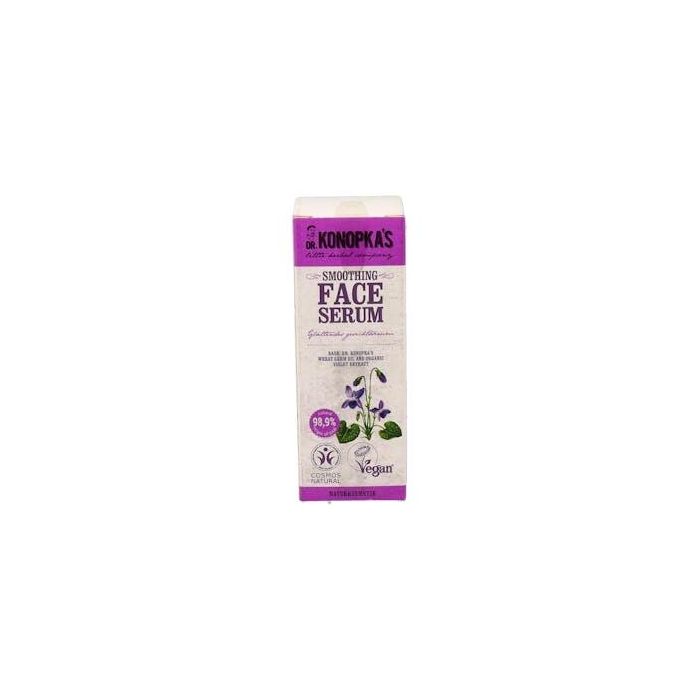 DR. KONOPKA'S Serum Facial Suavizante 30ml Vegan con Germen de Trigo y Violeta. Hidratante y Reconstituyente Cosmos Natural