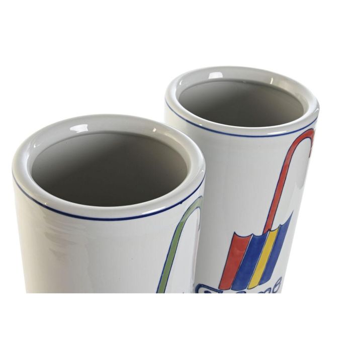Paraguero Urban DKD Home Decor Multicolor 19 x 45 x 19 cm (2 Unidades) 2 Paraguero Urban DKD Home Decor Multicolor 19 x 45 x 19 cm (2 Unidades) 2