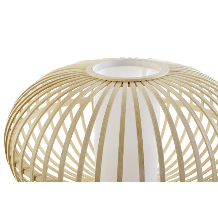 DKD Home Decor Lámpara de Sobremesa Bali Bambú Madera Natural Blanca 40x40x36 cm E27 50W (Pack de 2) 2 DKD Home Decor Lámpara de Sobremesa Bali Bambú Madera Natural Blanca 40x40x36 cm E27 50W (Pack de 2) 2