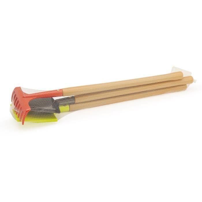 Red de 3 herramientas de jardín grandes - ECOIFFIER - 4338 - Preparemos la tierra - 70 cm 5 Red de 3 herramientas de jardín grandes - ECOIFFIER - 4338 - Preparemos la tierra - 70 cm 5