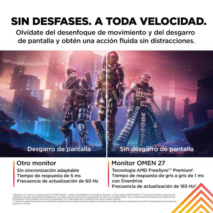 Monitor Gaming HP 780F9E9#ABB Full HD 27" 42 Monitor Gaming HP 780F9E9#ABB Full HD 27" 42