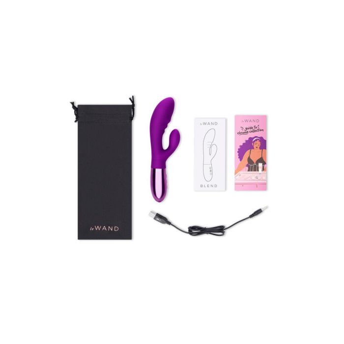 Vibrador Punto G Le Wand Blend Morado 4