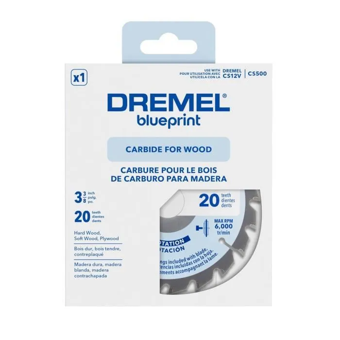 Dremel Hoja de sierra circular CS500 DREMEL Blueprint 1 Dremel Hoja de sierra circular CS500 DREMEL Blueprint 1