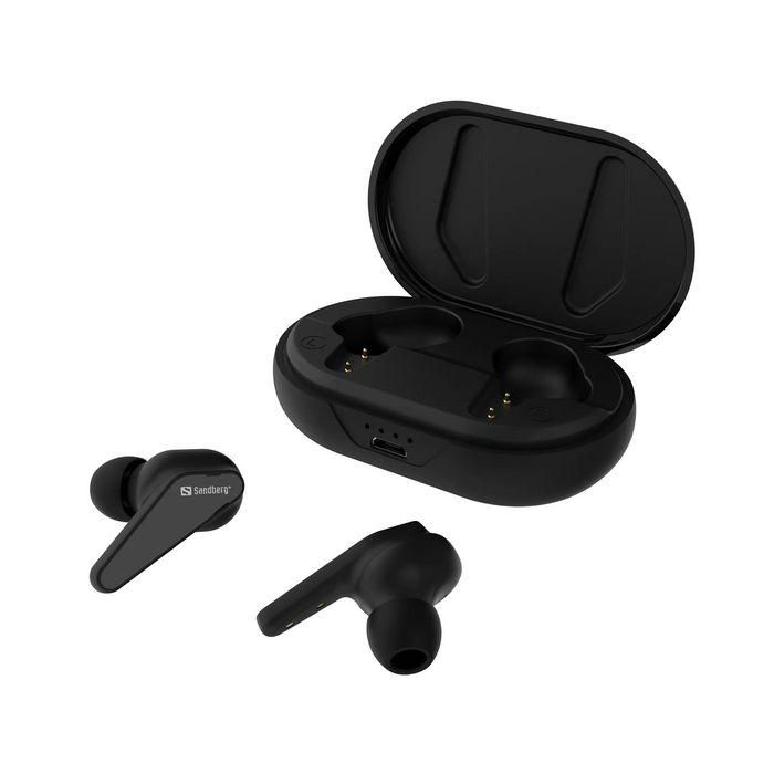 Sandberg Touch Pro Auriculares Inalámbricos Bluetooth True Wireless Estéreo Táctiles Intraurales con Estuche de Carga