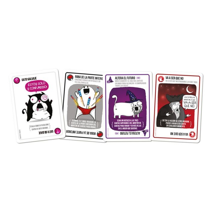 Exploding Kittens Party Pack Juego de Cartas de Ruleta Rusa Estratégica Edición Fiesta 2-10 Jugadores 120 Cartas Español +7 Años 2