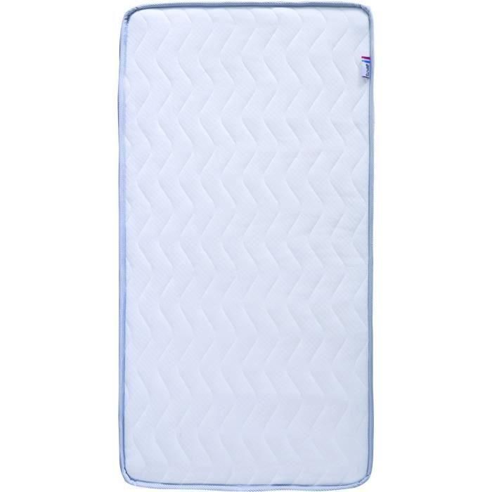 Tineo Colchón Climatizado Reversible Doble Cara Invierno/Verano 60x120x10 con Protecciones Antiácaros, Antibacteriano y Antimoho 4 Tineo Colchón Climatizado Reversible Doble Cara Invierno/Verano 60x120x10 con Protecciones Antiácaros, Antibacteriano y Antimoho 4
