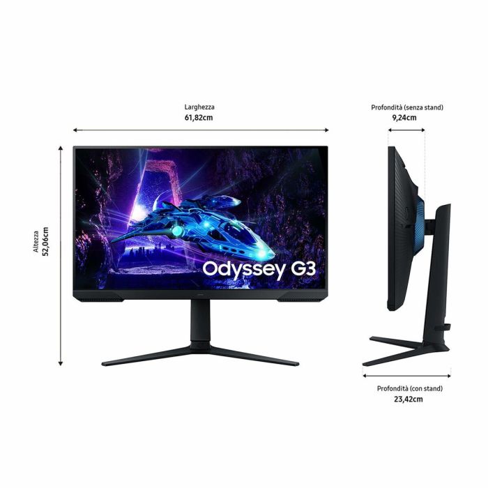 Samsung G30D Monitor Gaming 27" Full HD (1920x1080) 180Hz 1ms AMD FreeSync Negro 5