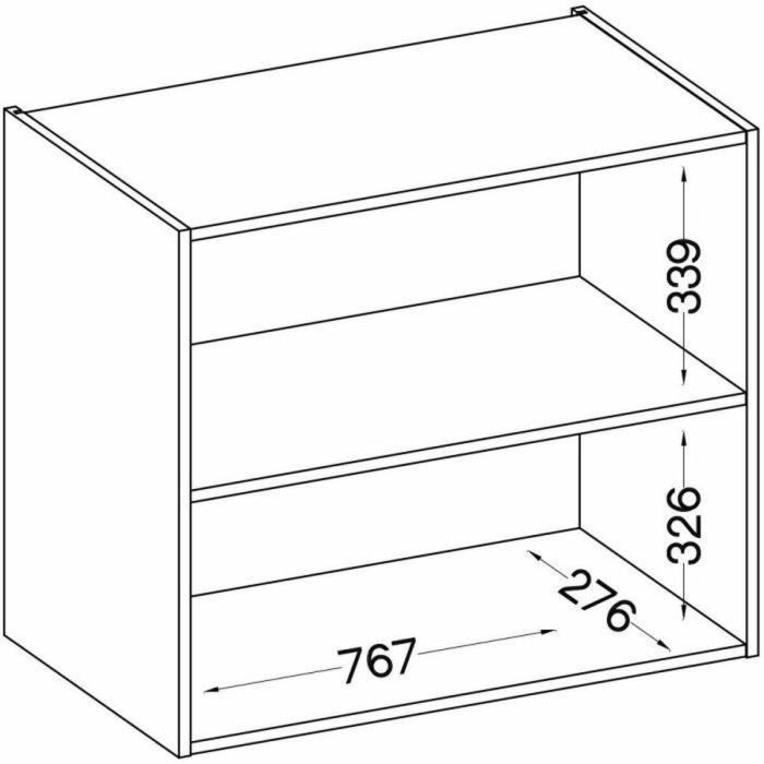 Mueble de cocina Gris 80 x 31,6 x 72 cm 2