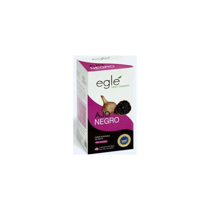 EGLE Ajo Negro Natural Cabeza Entera 50Gr. Antioxidante, alto en polifenoles, consumo diario para bienestar