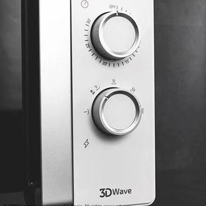 Cecotec 01546 Microondas Blanco ProClean 4010 Encimera 23 L 700 W Ready2Clean Full Crystal 3DWave 1