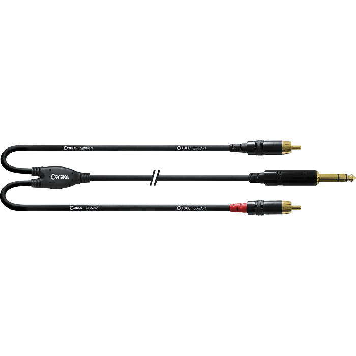 Cable Y Minijack Estéreo/2 Rca 3 M Cable Y Minijack Estéreo/2 Rca 3 M