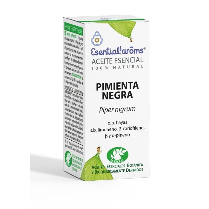 ESENTIAL AROMS Aceite Esencial de Pimienta Negra 5 ml