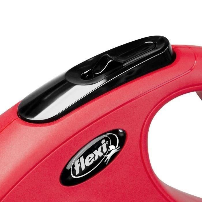 Correa Flexi New Classic S Cordón 5M Rojo 2
