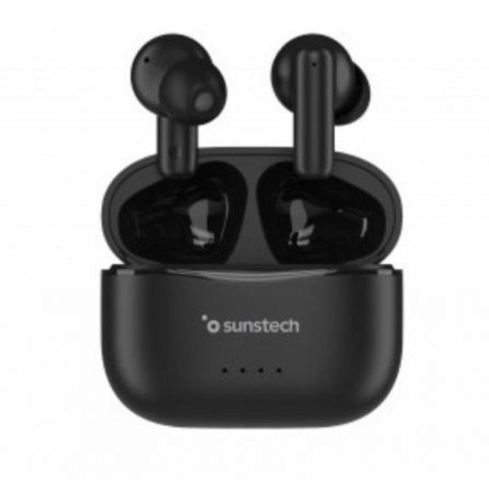 Auriculares Bluetooth Sunstech WAVEPODSONEBK Negro