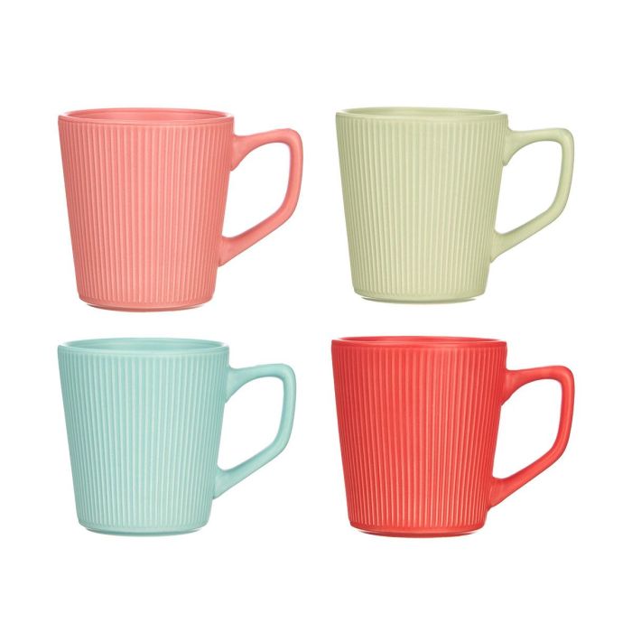 Taza Desayuno Asa Surtidos Col Vivos 420Ml Vessia 13x11x10cm (Set de 24) 1