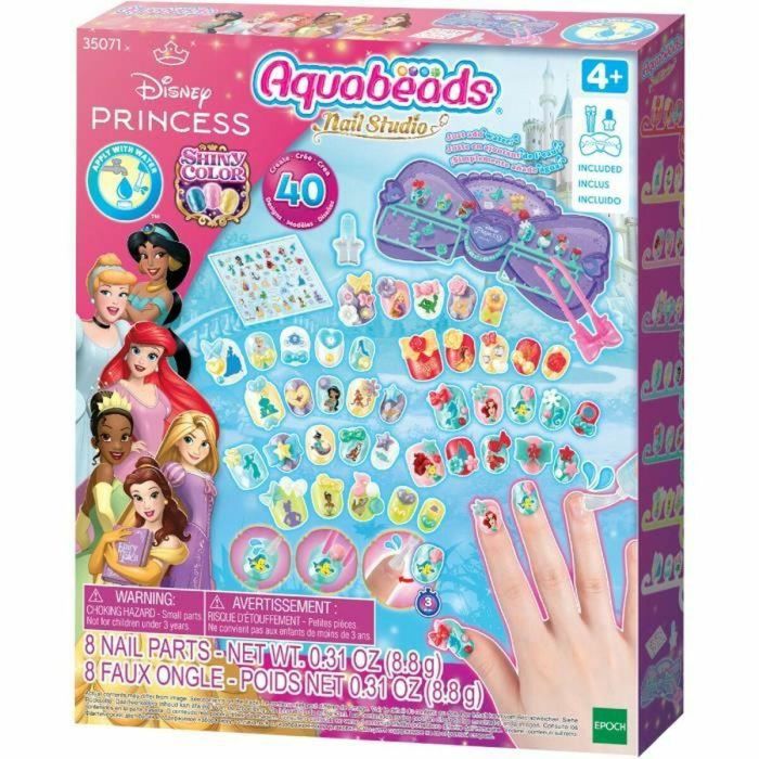 Aquabeads Set de manicura Princesas Disney 35071