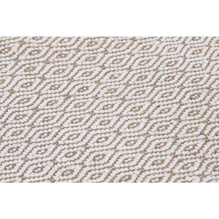 Alfombra Balines DKD Home Decor Natural Blanco 1 x 230 x 150 cm 2 Alfombra Balines DKD Home Decor Natural Blanco 1 x 230 x 150 cm 2