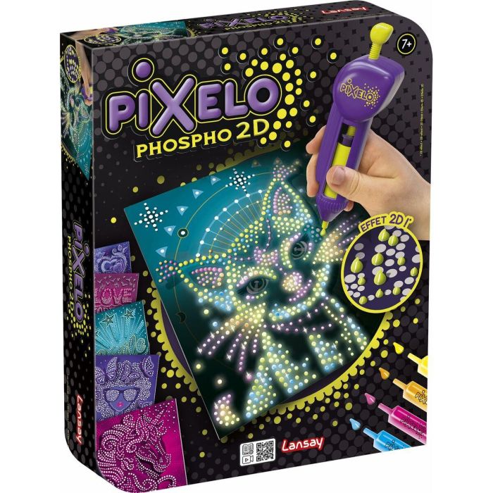 Juego de colorear - LANSAY - 20285 - Pixelo Phospho 2D 1