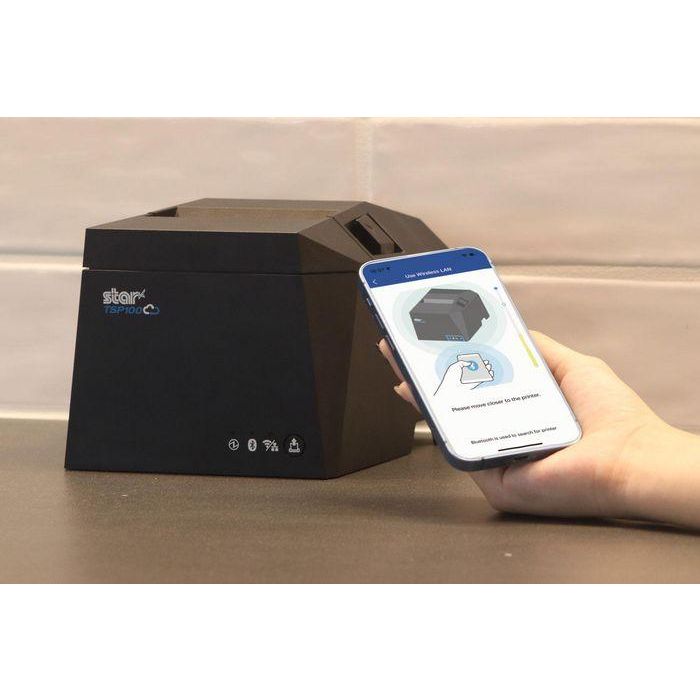 Star Micronics TSP100IV X4 Thermal Receipt Printer, 80mm Wide Paper, 24V DC Internal Power Supply, Autocutter, USB-C, USB-A with AOA Android Data & Charge, Ethernet (LAN), WLAN, Bluetooth, CloudPRNT, Grey Case, UK & EU Version 2 Star Micronics TSP100IV X4 Thermal Receipt Printer, 80mm Wide Paper, 24V DC Internal Power Supply, Autocutter, USB-C, USB-A with AOA Android Data & Charge, Ethernet (LAN), WLAN, Bluetooth, CloudPRNT, Grey Case, UK & EU Version 2
