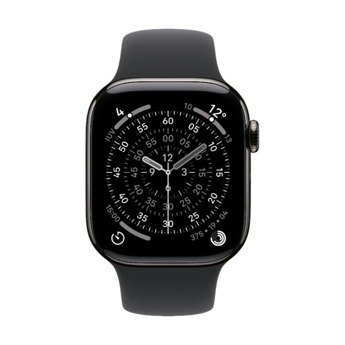 Apple Watch Series 11 GPS/Cellular 42mm Titanio Negro con Correa Deportiva Negra (S/M) MF84QL/A 5