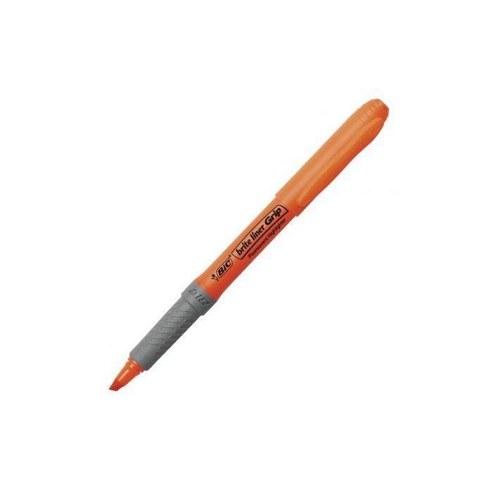 Bic Marcador Fluorescente Highlighter Grip Punta Biselada Naranja Caja 12 Ud Bic Marcador Fluorescente Highlighter Grip Punta Biselada Naranja Caja 12 Ud