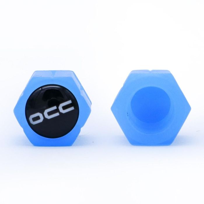 Occ Sport OCCLEV004 Tapones Válvula LED Azul Fluoresentes Universales Pack 4uds 1 Occ Sport OCCLEV004 Tapones Válvula LED Azul Fluoresentes Universales Pack 4uds 1