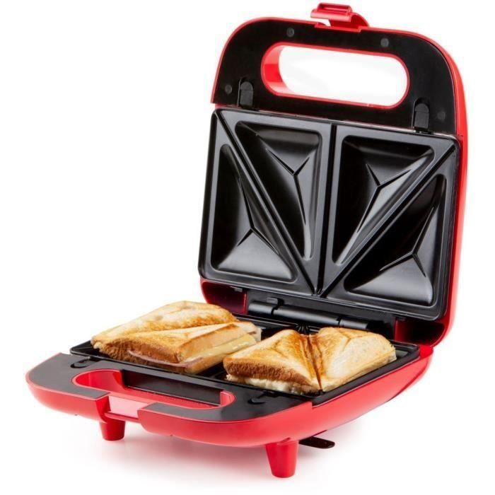 DOMO - DO9242W - Sandwichera - 5 en 1 - 5 juegos de placas antiadherentes intercambiables - 750W 4 DOMO - DO9242W - Sandwichera - 5 en 1 - 5 juegos de placas antiadherentes intercambiables - 750W 4