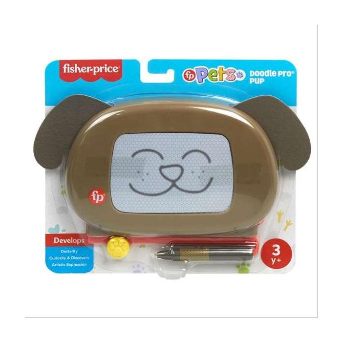 Pizarra mágica fisher-price pet pals. incluye 1 pizarra magnética con temática de gato o perro. - modelos surtidos