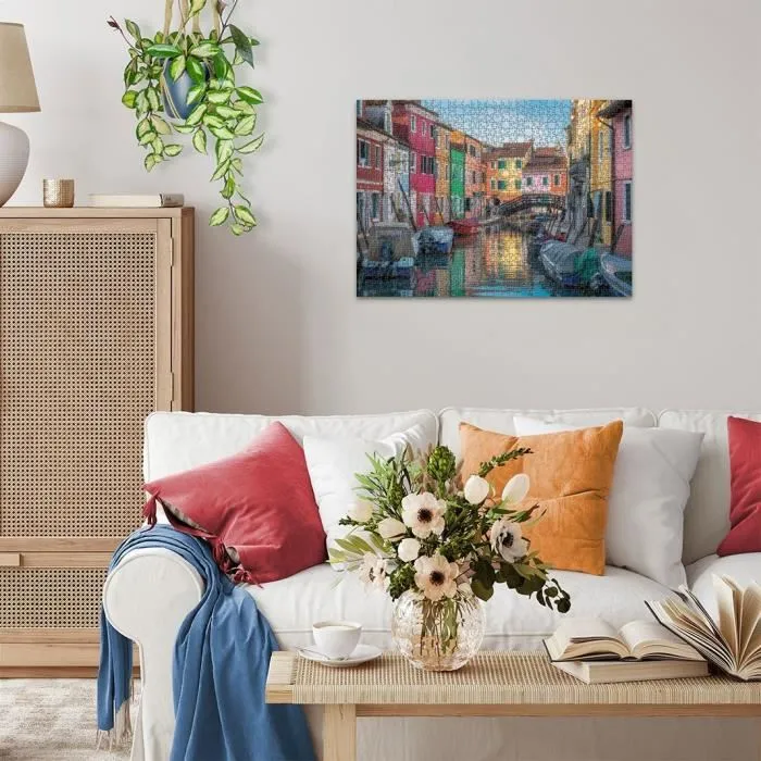 Ravensburger Puzzle 12000623 de 1000 Piezas Burano, Italia para Adultos y Niños a partir de 14 Años Puzzle de Alta Calidad 3