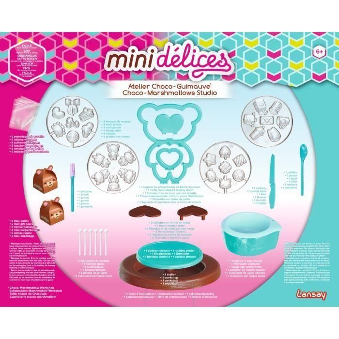LANSAY AUC1735716670173 - Juego Creativo Taller de Chocolate y Nubes para Niños de 6+ Años - Incluye Moldes y Pincel 5