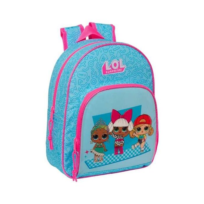 Mochila Escolar LOL Surprise! Divas Azul 28 x 34 x 10 cm Mochila Escolar LOL Surprise! Divas Azul 28 x 34 x 10 cm