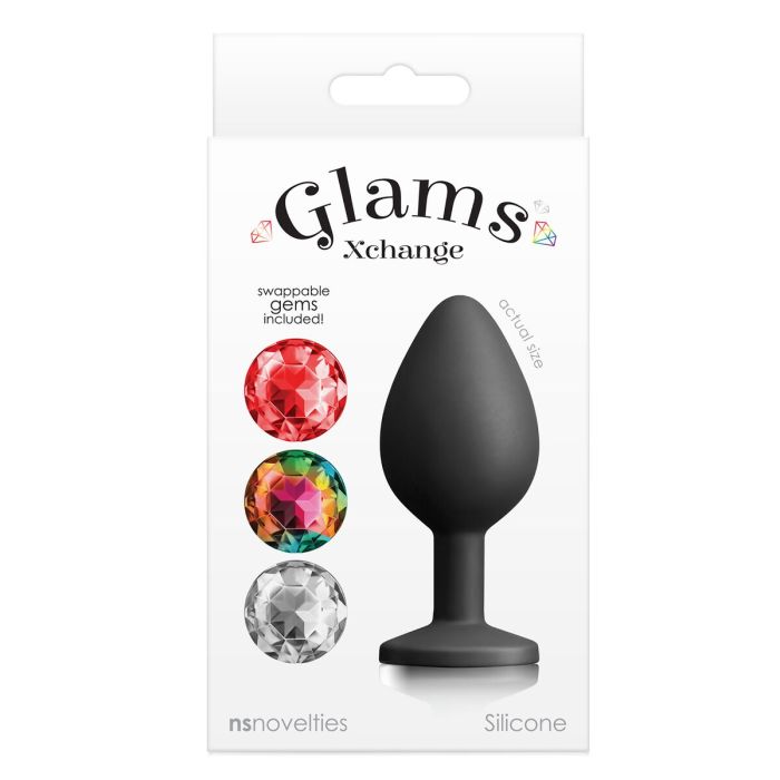 Plug Anal NS Novelties Glams Negro 1