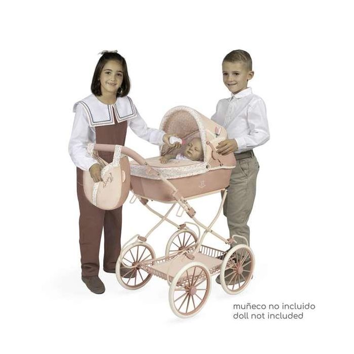 Coche de muñeca plegable con sombrilla y bolso - para muñecas de hasta 48 cm. 1 Coche de muñeca plegable con sombrilla y bolso - para muñecas de hasta 48 cm. 1