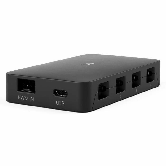 Fractal Design FRA7340172709084 Caja para PC Hub Adjust Pro Micro-USB 16 dispositivos ARGB Gen 2 Conector USB 2.0 interno Negro 0 Fractal Design FRA7340172709084 Caja para PC Hub Adjust Pro Micro-USB 16 dispositivos ARGB Gen 2 Conector USB 2.0 interno Negro 0