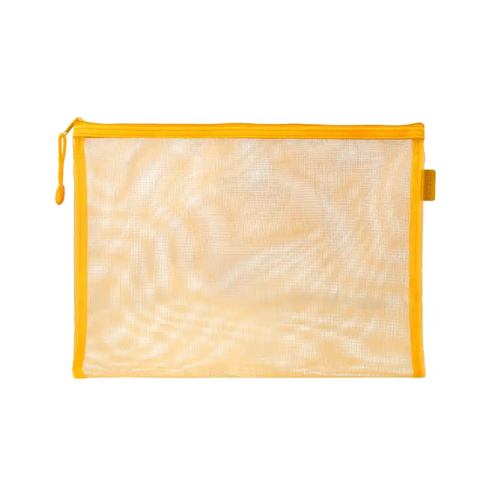 Liderpapel Bolsa Zipper Bag Multiusos Poliéster Transpirable DIN A5 Amarillo 1 Liderpapel Bolsa Zipper Bag Multiusos Poliéster Transpirable DIN A5 Amarillo 1
