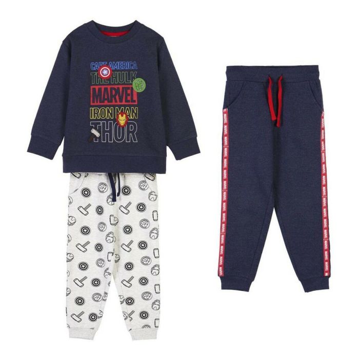 Chándal Infantil Marvel Azul oscuro 0 Chándal Infantil Marvel Azul oscuro 0