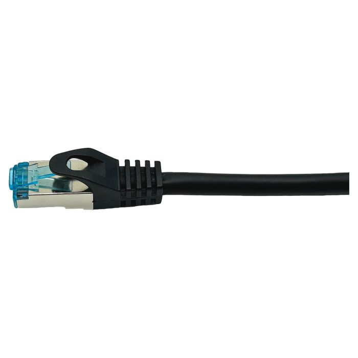Equip 605897 Cable de Red Cat6A S/FTP Sólido 0.50m con Conector RJ45 Angular Negro LSZH 1