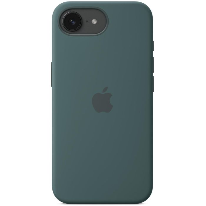 APPLE iPhone16e Silicone Case Lake Green 1