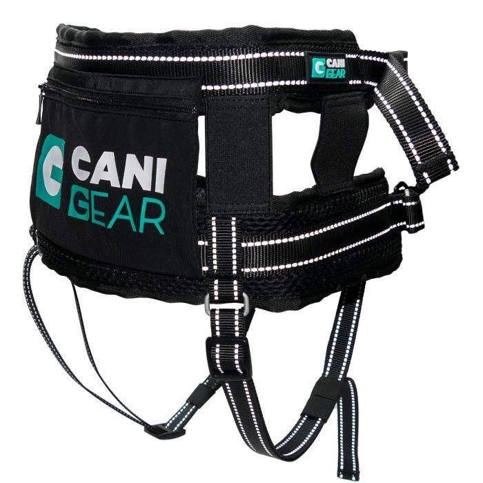 Cani C Gear AUC3760402170387 Arnés OLYMPIA Ergonómico Reduce Tensión Lumbar Negro 2