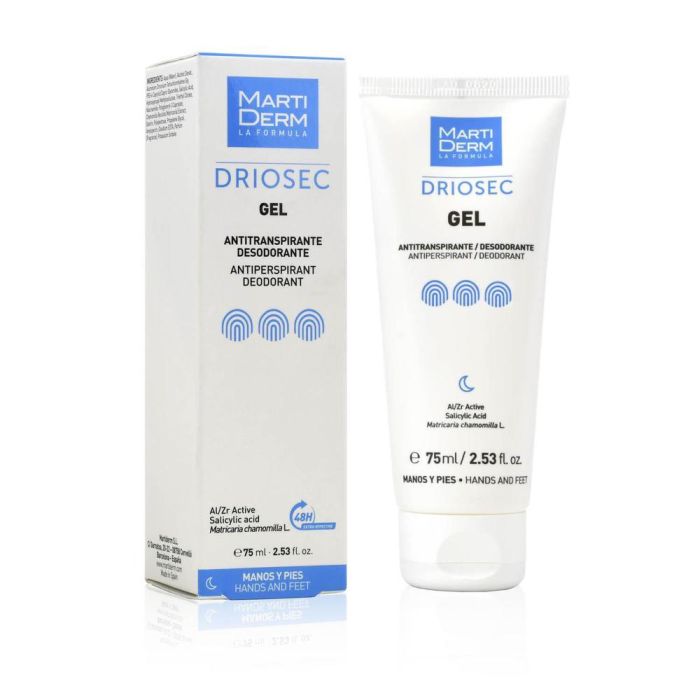 Martiderm Driosec Gel Antitranspirante para Manos y Pies 75 ml
