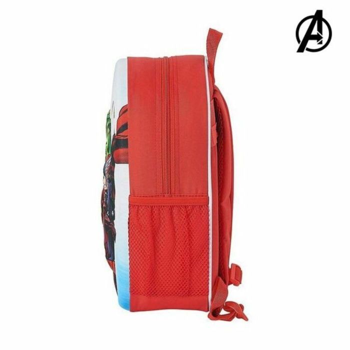 Mochila Infantil 3D The Avengers Rojo 2