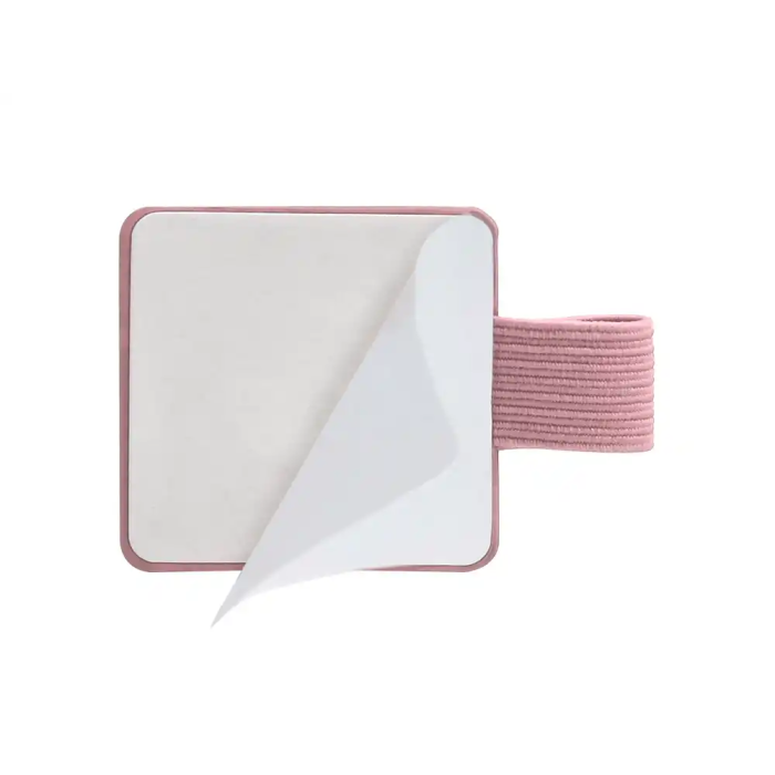 Antartik Portaboligrafos Autoadhesivo Rosa PU 40x40 mm con Banda Elástica 5 Antartik Portaboligrafos Autoadhesivo Rosa PU 40x40 mm con Banda Elástica 5