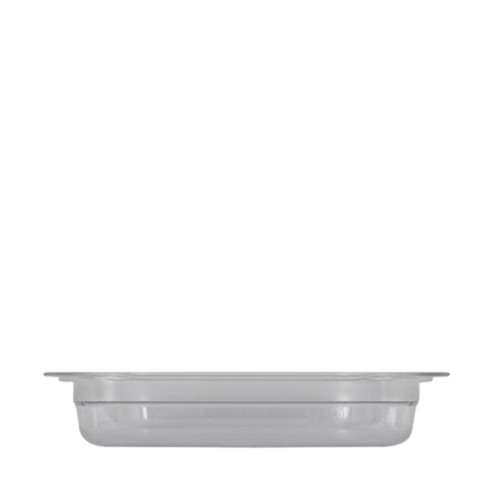 RIEBER Cubeta GN de Policarbonato Transparente 1/2-065, 3.3L, Apto Alimentario, Almacenaje y Transporte