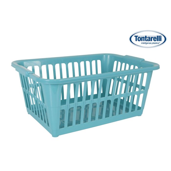 Cesta Ropa Classic Azul 35L - 58x41 cm - Tontarelli (12 Unidades) Cesta Ropa Classic Azul 35L - 58x41 cm - Tontarelli (12 Unidades)