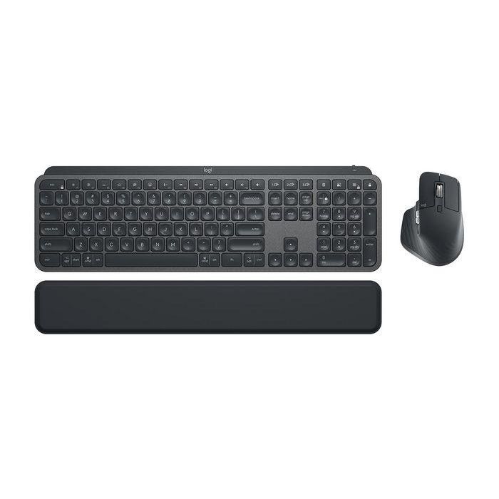 Logitech MX Keys Combo for Business Gen 2 - Teclado Retroiluminado + Ratón MX Master 3S Inalámbrico Quiet Click 8000 DPI con Logi Bolt - GRAPHITE UK INTNL 0 Logitech MX Keys Combo for Business Gen 2 - Teclado Retroiluminado + Ratón MX Master 3S Inalámbrico Quiet Click 8000 DPI con Logi Bolt - GRAPHITE UK INTNL 0