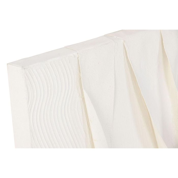DKD Home Decor Cuadro Abstracto Scandi Blanco Lienzo y MDF 60x60x3.5 cm (2 Unidades) 4 DKD Home Decor Cuadro Abstracto Scandi Blanco Lienzo y MDF 60x60x3.5 cm (2 Unidades) 4